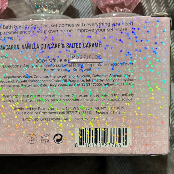 Spa Day Bath & Body Set - Pink and Gold - Picture 7 of 11